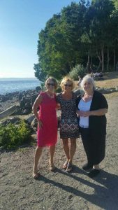 Me, Julie and Sherry at the wedding