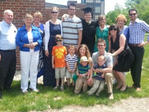 The family at graduation