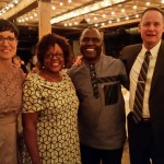 Cathy Liske, Martha and Lawrence Temfwe and Jim Liske