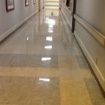 Long hospital hallway