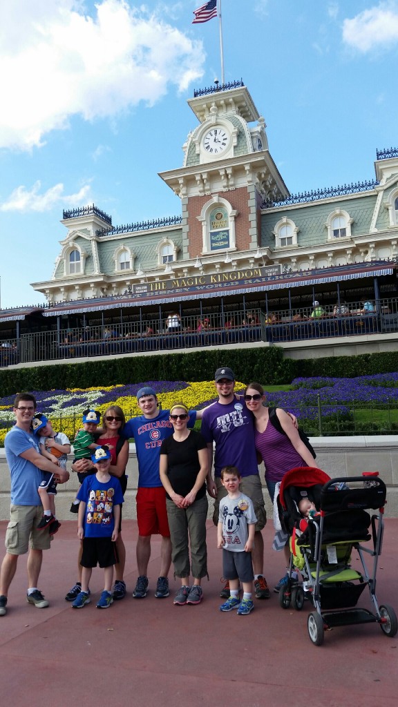 Getting ready to enjoy the day at The Magic Kingdom!